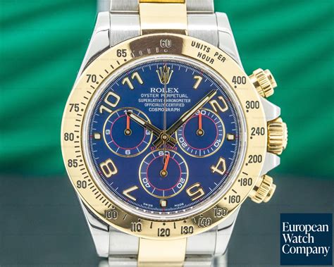 rolex daytona stainless steel blue face